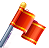 Красный флаг Melbet